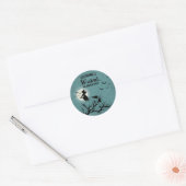 Sticker Rond Wicked Witch (Enveloppe)