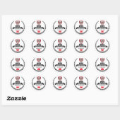 Sticker Rond Wien (Feuille)