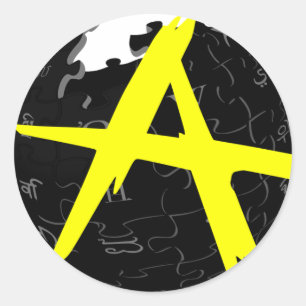 Sticker Rond Wiki AnCap