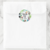 Sticker Rond Wil Birthday Safari Animaux (Sac)