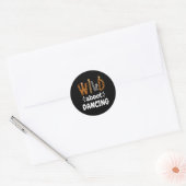 Sticker Rond Wild About Dancing (Enveloppe)