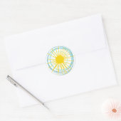 Sticker Rond Wild and Free You Are My Sunshine (Enveloppe)