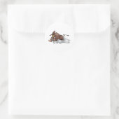 Sticker Rond Wild Boar (Sac)