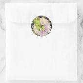 Sticker Rond Wild Morning Glory par Alexandra Cook (Sac)