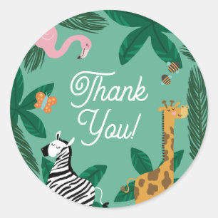 Sticker Rond Wild One mite Party Animal