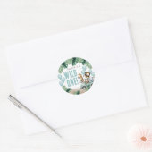 Sticker Rond Wild One Safari 1st Birthday (Enveloppe)