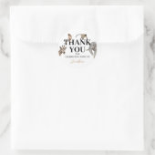 Sticker Rond Wild One Safari Animaux Merci (Sac)