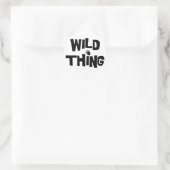 Sticker Rond Wild Thing (Sac)