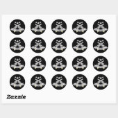 Sticker Rond Wild West (Feuille)
