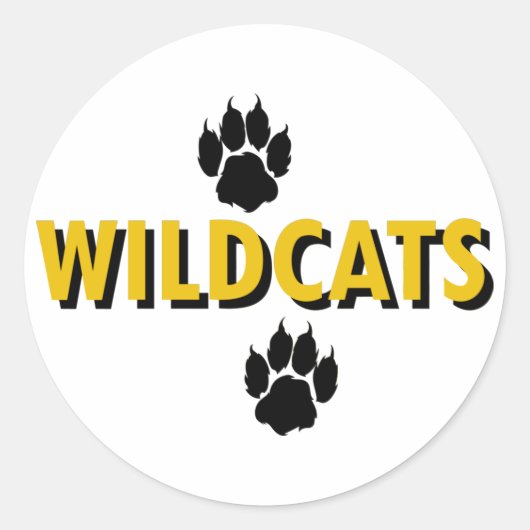 Sticker Rond Wildcats (Devant)