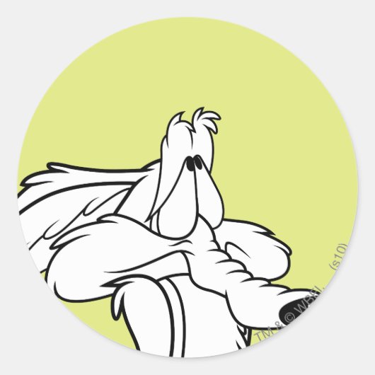 STICKER ROND WILE E. COYOTE™ (Devant)