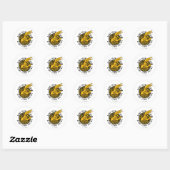 Sticker Rond WILE E. COYOTE™ Équipe de course ACME (Feuille)