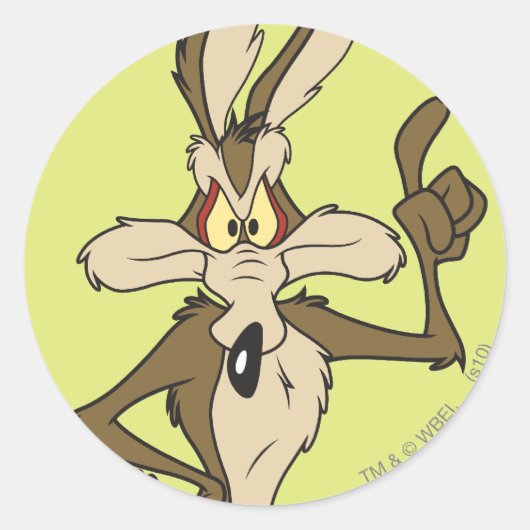 STICKER ROND WILE E. COYOTE™ HAUT (Devant)