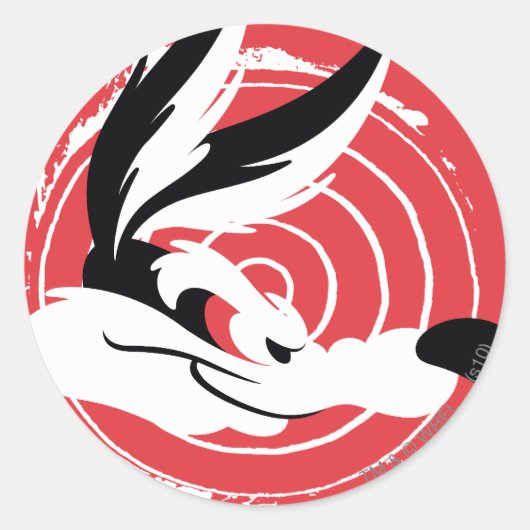 Sticker Rond WILE E. COYOTE™ Warner Bros. Affiche (Devant)