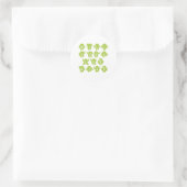 Sticker Rond Will Code For Gear (Développeur Logiciel Bugdroid) (Sac)