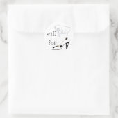 Sticker Rond Will Cook pour chaussures (Sac)