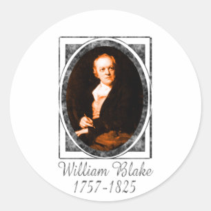 Sticker Rond William Blake