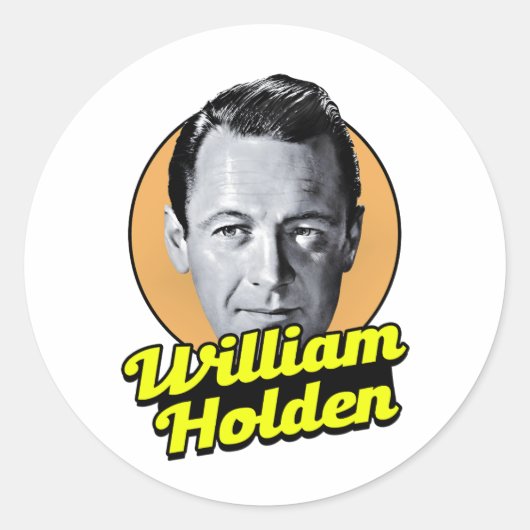 Sticker Rond William Holden Classic (Devant)