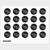 Sticker Rond William & Kate Mariage royal (Feuille)