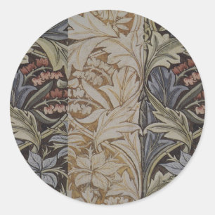 Sticker Rond William Morris Bluebell Tapestry Design