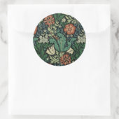 Sticker Rond William Morris Compton Floral Art (Sac)