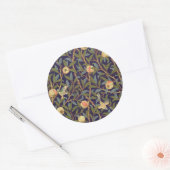Sticker Rond William Morris Oiseau Et Grenade (Enveloppe)