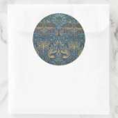 Sticker Rond William Morris Peacock and Dragon (Sac)