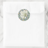 Sticker Rond William Morris Pimpernel Fond d'écran floral (Sac)