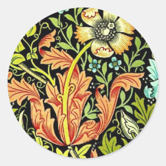 Sticker Rond William Morris Wallpaper
