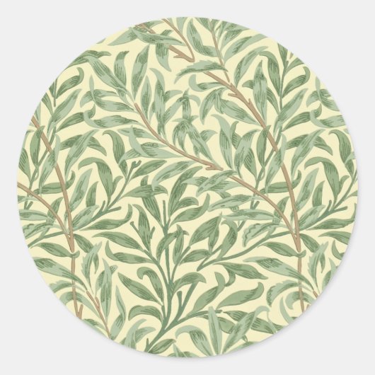Sticker Rond William Morris Willow Bough (Devant)