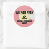 Sticker Rond Wilson Peak (Sac)