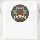 Sticker Rond Wilson Tartan Shield (Sac)
