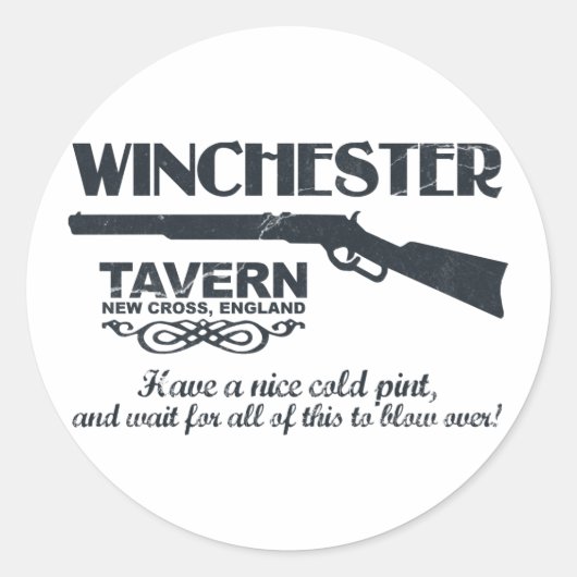 Sticker Rond Winchester Beer (Devant)