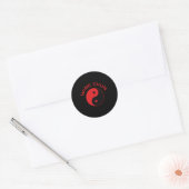 Sticker Rond Wing Chun Kung Fu (Enveloppe)