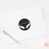Sticker Rond Wings de Falln White Angel (Enveloppe)