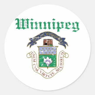 Sticker Rond Winnipeg Canada