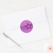 Sticker Rond Winos R Us (Violet) (Enveloppe)