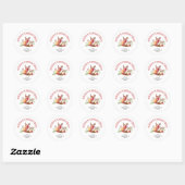Sticker Rond Winter Spice Apple Cider Christmas Special (Feuille)