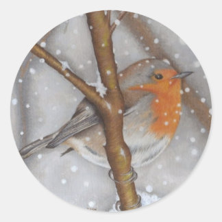 Sticker Rond Winter Wonder