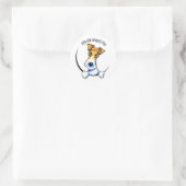 Sticker Rond Wire Fox Terrier IAAM (Sac)
