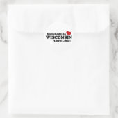 Sticker Rond Wisconsin (Sac)