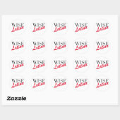 Sticker Rond Wise Latina (Feuille)