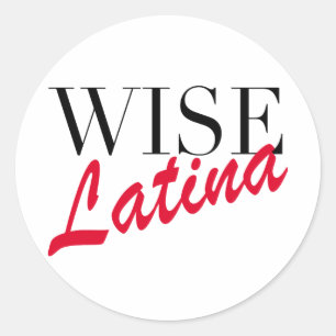 Sticker Rond Wise Latina