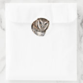 Sticker Rond Wise Owl (Sac)