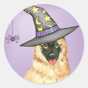 Sticker Rond Witch Tervuren