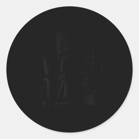 Sticker Rond Witch Way To The Wine Funny Drinking Halloween Cos (Devant)