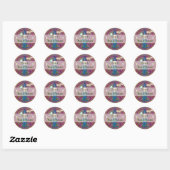 Sticker Rond Witchoman Pencacle Pixel Art (Feuille)