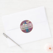 Sticker Rond Witchoman Pencacle Pixel Art (Enveloppe)