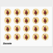 Sticker Rond Witchy Woman (Feuille)