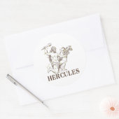 Sticker Rond WITS : Hercules (Enveloppe)